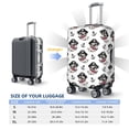 thumbnail image 2 of DOG IS WEARING PIRATE COSTUME Luggage Cover Anti Scratch, Elastic Suitcase Protector Suitcase Covers for Luggage Fits 18-32 Inch Luggage, 2 of 5