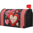 thumbnail image 3 of Valentines Day Magnetic Mailbox Covers Standard Size 25x21in Happy Valentine''s Day Mailbox Cover Magnetic Heart Decorations Mailbox Wrap Post Letter Box Cover Decor for Home Garden, 3 of 6
