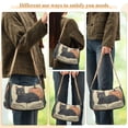 thumbnail image 4 of FORMRS Womens Shoulder Bag with Chain Strap Clutch Purse Cute Tote Handbag, Black Halloween Cat, 4 of 7