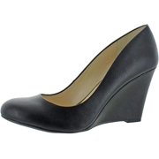 Jessica Simpson Women's Cash Slip On Wedge 8.5 Black Noble