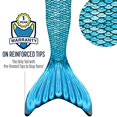 thumbnail image 2 of Mermaid Tail Only, Reinforced Tips, NO Monofin, Tidal Teal, Size Youth 10, 2 of 2