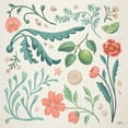 thumbnail image 2 of Penner, Janelle 26x26 White Modern Wood Framed Museum Art Print Titled - Seaside Botanical II, 2 of 4