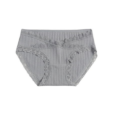 

Zuwimk Thongs For Women Underwear for Women Thong Low Rise Panties 5-Pack Low Waist T Back String Underpants Gift for Women Gray 3XL