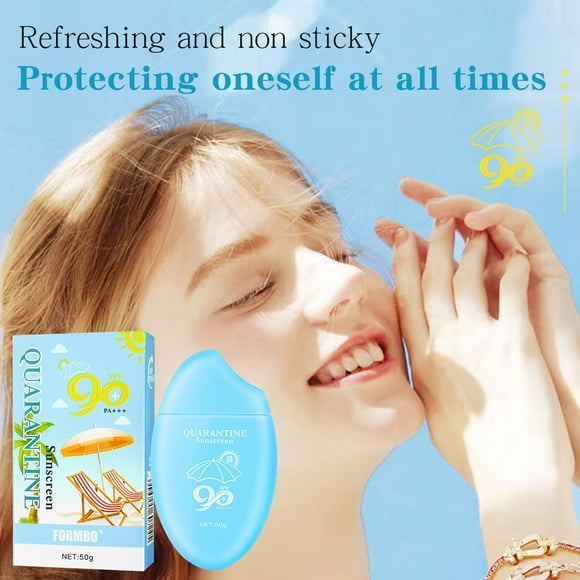 Fiudx Leche Protectora Solar, Locomotora Impermeable y Resistente Al Sudor, Crema Protectora Hidratante, Ideal para Actividades Al Aire Libre, para Todo Tipo de Piel, Portátil, 50 Ml.