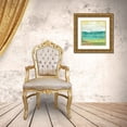 thumbnail image 3 of Woods, Maya 15x15 Gold Ornate Wood Framed with Double Matting Museum Art Print Titled - Ocean Light I, 3 of 4
