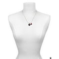 thumbnail image 3 of Delight Jewelry Silvertone Occupational Therapist Caduceus Seal - OTA Red Lucky Ladybug Necklace and Dangle Earrings Set, 3 of 6