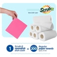 thumbnail image 5 of 12 Pack Swedish Dish Cloths - Reusable Kitchen Clothes - Ultra Absorbent Dish Towels for Kitchen, Washing Dishes, and More - Cellulose Sponges Cloth by SCRUBIT (Assorted Colors), 5 of 8