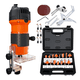 thumbnail image 2 of Router Madera Bloosom  Recortadora Rebajadora 800w +15 Brocas Carburo Naranja, 2 of 4