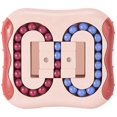 thumbnail image 1 of DAMAIE Magic Bean Rotating Cube Decompression Toy - Square Rotating Small Beads Puzzles Game for Exercise Brain - Fidget Toy IQ Magic Bean Toys[Red], 1 of 7