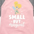 thumbnail image 3 of Tinker Bell - Small But Magical - Toddler And Youth Girls Raglan Graphic T-Shirt, 3 of 5