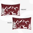 thumbnail image 4 of Bixox Christmas Buffalo Plaid Printed Pillow Protector,Super Soft Ideal for Home,Guests,Rentals - 14"x20", 4 of 8