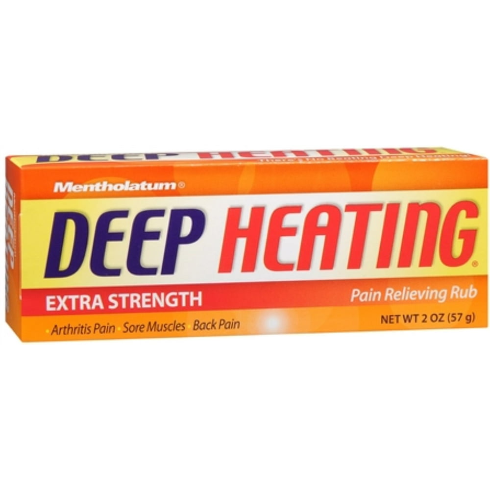 Mentholatum Deep Heating Rub 2 oz (Pack of 6)