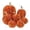 Saffron, variant on Halloween Creepy Plush Pumpkin Figures 7 Pcs — Bold Saffron Tones with Eerie Shadow Accents, Halloween Decorations for Halloween Parties & Trick or Treat Nights — perfect for spooky party setups