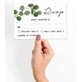 thumbnail image 3 of Inkdotpot 50 Blank RSVP Cards With White Envelopes-Greenery Style Response Card-RSVP For Wedding-Rehearsal Dinner-Baby Shower-Bridal Shower-Engagement Party Invitations, 3 of 7
