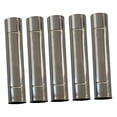 thumbnail image 3 of DOLITY 5 Pcs Tuyau de Cheminée Robuste en Acier Inoxydable pour Cheminées Fournaises Camping, 3 of 9
