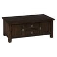 thumbnail image 3 of Jofran Kona Grove Distressed Rustic Solid Acacia Rectangle 48" Coffee Table, 3 of 4