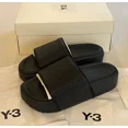 thumbnail image 2 of Ad-id-as Y-3 YOHJI YAMAMOTO LEATHER SLIDES HR1940 SLIPPERS MEN'S UK 10 RRP: ￡160, 2 of 6