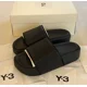thumbnail image 2 of Ad-id-as Y-3 YOHJI YAMAMOTO LEATHER SLIDES HR1940 SLIPPERS MEN'S UK 10 RRP: ￡160, 2 of 6