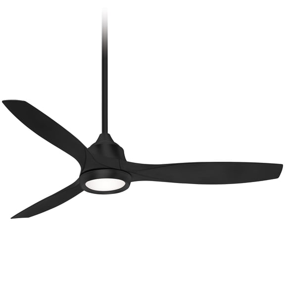 Ceiling Fan With Light Kit 15.5 Inches Tall By 60 Inches Wide-Coal Finish-Coal Blade Color Minka Aire Fans F749l-Cl