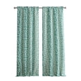 thumbnail image 2 of Mainstays Bennett Textured 84 in. Panel Pair, Aqua Leaf, 2 of 3