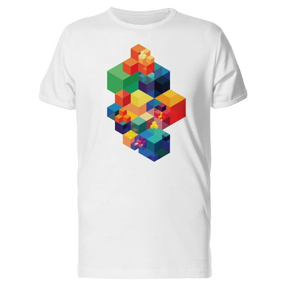 Colorful Geometric Doodle Tee Men's -Image by Shutterstock