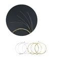 thumbnail image 3 of Acoustic Folk Guitar Strings Replacement Full Set 6pcs(.009-.045) Steel Core Copper Alloy Wound with End Ball Medium Tension, 3 of 7