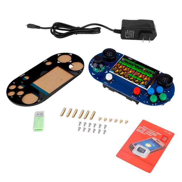 Para Raspberry Pi Modelo B Consola de videojuegos retro Arcade, portátil de mano para consola de juegos Raspberry Pantalla LCD Videojuegos clásicos Juegos clásicos infantiles Consolas de video retro Multifuncional