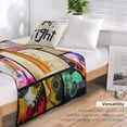 thumbnail image 6 of Yibo Red Cardinal Bird Blanket Gifts for Girls Cardinal Birds Blanket Soft Warm Fleece Flannel Plush Blankets for Bed Sofa Couch, 6 of 7