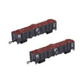 thumbnail image 2 of Yinanstore 2Pcs Train Carriage Model,Simulation,Lightweight,Educational Toy Collection Railway Train Model Train Toy for Boys Girls Gift Black, 2 of 8