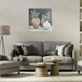thumbnail image 3 of Stupell Industries Botanical Pottery Vessels Plants & Flowers Painting Wrapped Canvas Art Print Wall Art, 24 x 24, 3 of 8