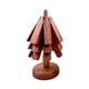 thumbnail image 1 of Trípode de madera para comida caliente | Almohadillas aislantes de madera de haya y ébano con base | Salvamanteles plegables con forma de árbol para ollas, sartenes y cuencos | Protección y decor, 1 of 2