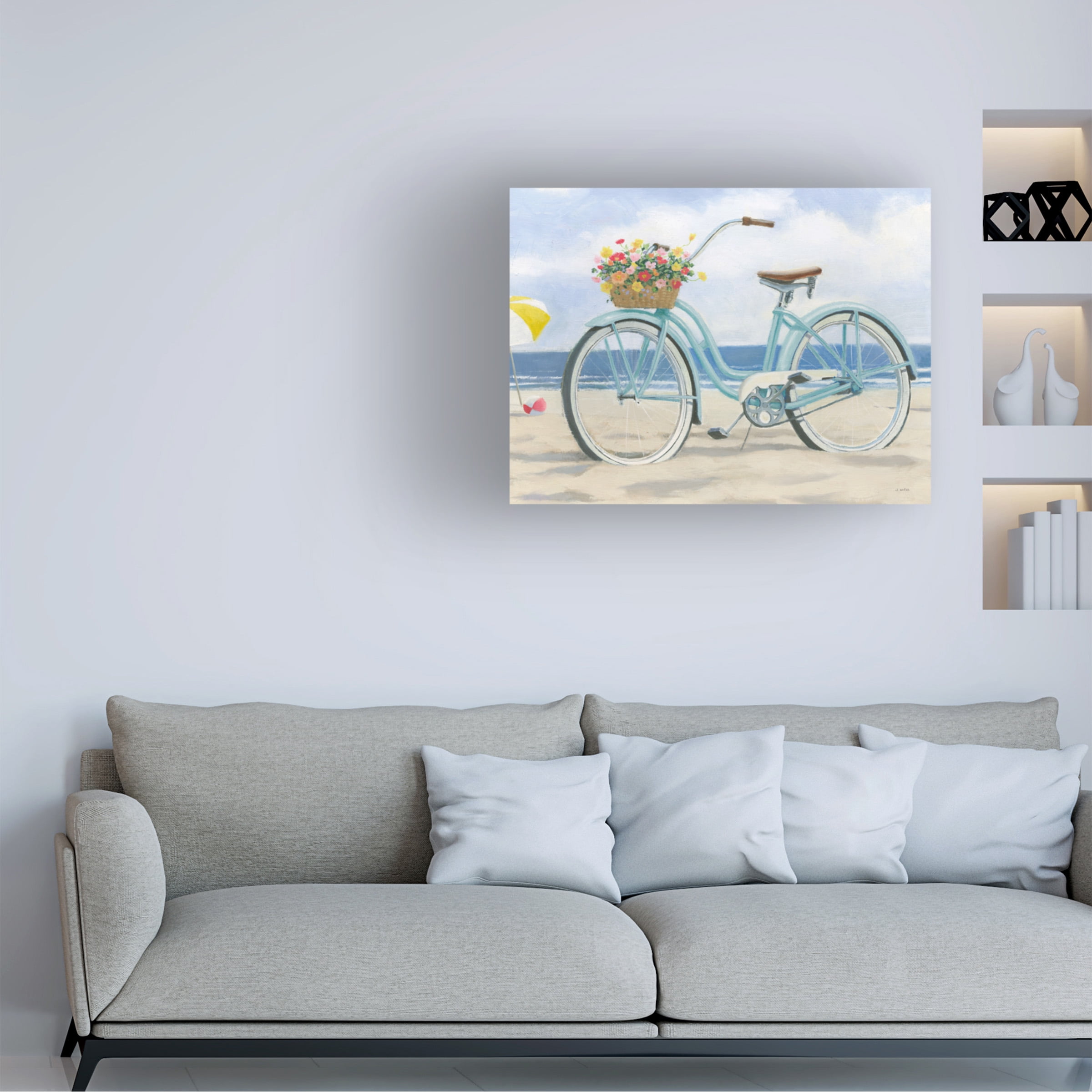 James Wiens 'Beach Time III' Canvas Art
