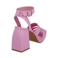 thumbnail image 5 of Zapatillas Casuales Rosas Kipon Altas Mujer Comodas rosa 26, 5 of 5