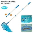 thumbnail image 4 of Everso Swimming Pool Pond Fountain Vacuum Cleaner Leaf Skimmer Mesh Set Cleaning Tool, 4 of 17
