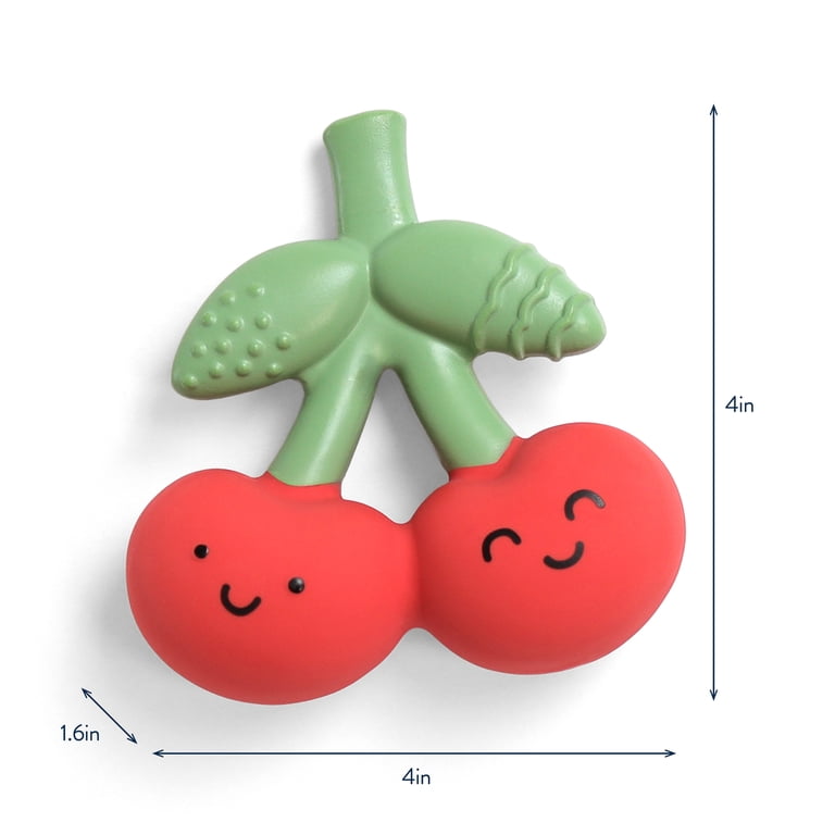 Itzy Ritzy Comfort Crew Cherries Natural Rubber Teether photo 8