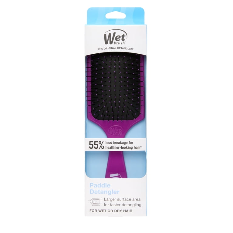 Wet Brush Paddle Detangler, Purple photo 4