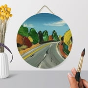 11.8 Round Wooden Plaque