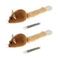 thumbnail image 1 of 2X Avance Gato Mascota Ratón Ratones Accesorios Jaula Casa de Mascota Conveniente marrón, 1 of 9