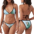 thumbnail image 3 of Balery Dog Wrapped in Towel Pijama Estampado Bikini de Dos Piezas para Mujer - Conjunto de Bikini Ajustable Sexy y Cómodo para Playa, 3 of 6