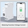 thumbnail image 3 of 3X Disyuntor Inteligente TUYA 63A 1P+N Zigbee con Medición Control Remoto Inalámbrico para el Hogar Inteligente Smart Life Home, 3 of 8