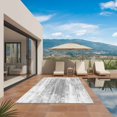 thumbnail image 3 of Grey Coastal Outdoor Rug for Patio/Deck/Porch, Non-Slip Large Area Rug 5 x 7 Ft, Summer Ocean Sea Ombre Starfish Corals Indoor Outdoor Rugs Washable Area Rugs, Reversible Camping Rug Carpet Runner, 3 of 8