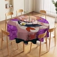 thumbnail image 5 of My Hero Academia Himiko Toga Round Tablecloth Print Decorative Table Cover Washable Table Cloths for Dining Party Picnic 70x70in, 5 of 8