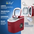 thumbnail image 2 of Machine à Glaçons Deco Gear Rapide Portable 26 Lb/jour en Acier Inoxydable, 2 of 9
