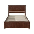 thumbnail image 3 of AFI Nantucket Queen Wood Platform Bed with Matching Footboard and Storage Drawers, Walnut, 3 of 6