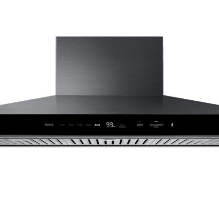 Dacor - 36" Convertible Chimney Wall Hood - Silver stainless steel