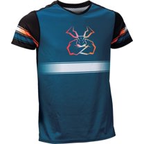 Moose Racing Moose Mens SS MTB Mountain Bike Jersey Blue/Orange LG