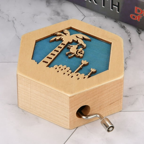 Joyero Musical Caja Musical, Caja Musical Con Manivela De Mano, Caja De Música De Carrusel Caja De Música Clásica Caja De Música, Caja Musical Con Manivela De Mano Caja De Cergrey Hand Crank Musical Box