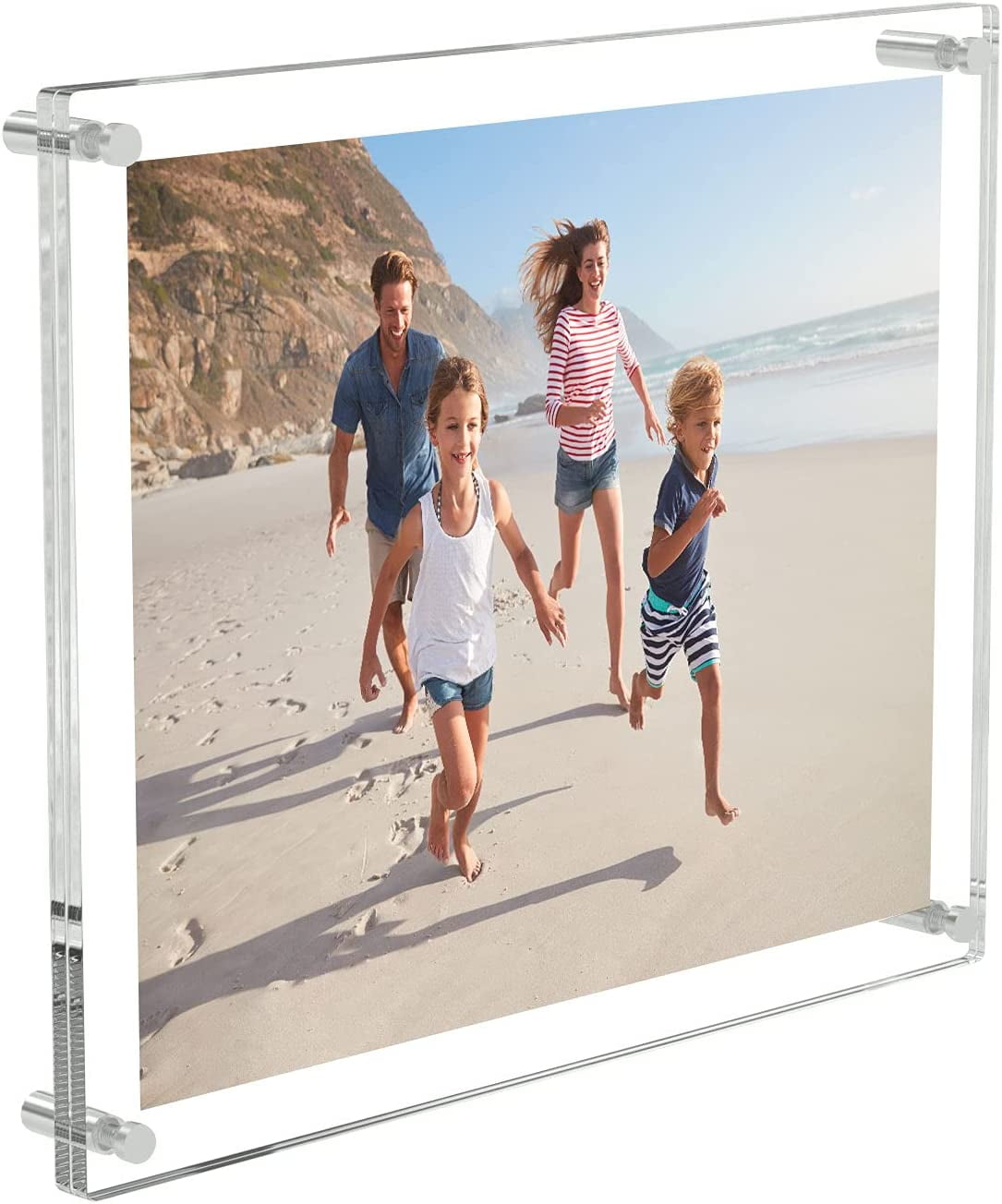 SOURCE Large Acrylic Floating Picture Frame 16×20，Clear Photo Frame