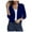 Blue, variant on 3/4 Sleeve Ribbed Cardigan for Women - Solid Color Open Front Crop Jackets Sweater Cardigans Outerwear Shrugs (XL, Yellow)