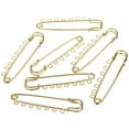 thumbnail image 4 of Shisuyan 10Pcs Heavy Duty Safety Brooch For Sweaters With Spring Shape Design, 4 of 8